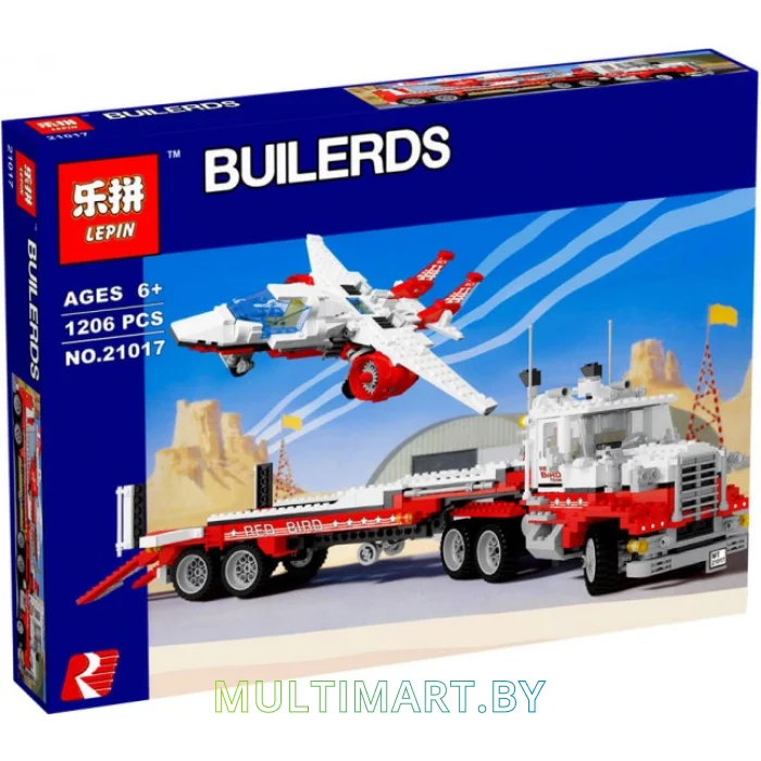 Конструктор Lepin 21017 Грузовик Mach II Красная птица (1206 деталей)